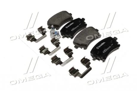 Комплект тормозных колодок, дисковый тормоз BREMBO P85 076