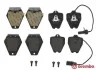Гальмівні колодки, дискове гальмо (набір) BREMBO P85096 (фото 2)