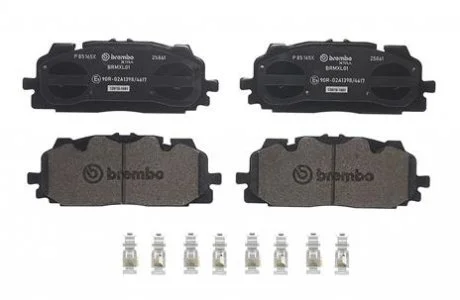Тормозные колодки, тюнинг BREMBO P 85 165X