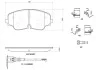 Klocki ham. AUDI A3 Limousine (8YS) 03/20-> / AUDI A3 Sportback (8YA) 11 P85193