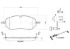 Klocki ham. AUDI Q4 Sportback (F4N) 06/21-> / AUDI Q4 SUV (F4B) 07/20-> P85194