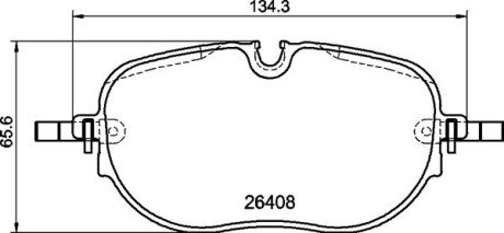 Klocki ham. CUPRA BORN (K11) 08/21-> / VW ID.3 (E11, E12) 11/19-> BREMBO P85195