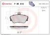 Гальмівні колодки, дискове гальмо (набір) BREMBO P86010 (фото 1)