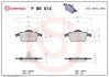 Колодки тормозные дисковые передние P86014