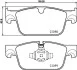 Комплект гальмівних колодок BREMBO P86028 (фото 1)