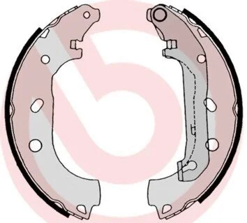 Комплект тормозных колодок BREMBO S24539 (фото 1)