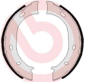 Гальмiвнi колодки барабаннi BREMBO S50511 (фото 1)