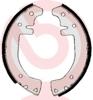 Гальмівні колодки (набір) BREMBO S68501 (фото 1)