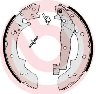 Гальмівні колодки (набір) BREMBO S68505