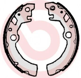 Гальмівні колодки (набір) BREMBO S79519