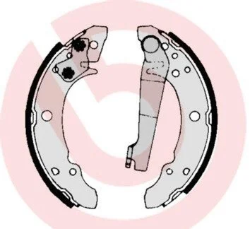 Гальмiвнi колодки барабаннi BREMBO S85507