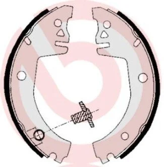 Гальмівні колодки (набір) BREMBO S85512 (фото 1)
