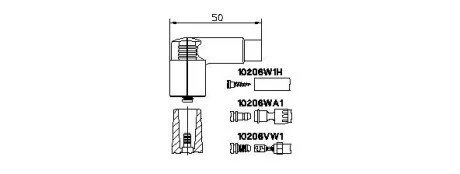 Штекер 036035281A VAG BREMI 10206VW1