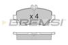 Тормозные колодки перед. MB Vaneo 02-05 (TRW) BREMSI BP3015