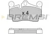 Тормозные колодки зад. Audi Q7/Touareg/Cayenne (Brembo) (112,2x73,2x16,2) BP3097