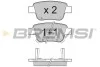 Гальмівні колодки зад. Toyota Avensis 00-08 (Bosch) BREMSI BP3112 (фото 1)