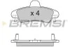 Тормозные колодки зад. Ford Mondeo 93-00 (bendix) (115,7x53,7x14,7) BREMSI BP3188