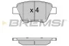 Тормозные колодки зад. Caddy/Jetta 10-/Golf 09-13 BREMSI BP3429