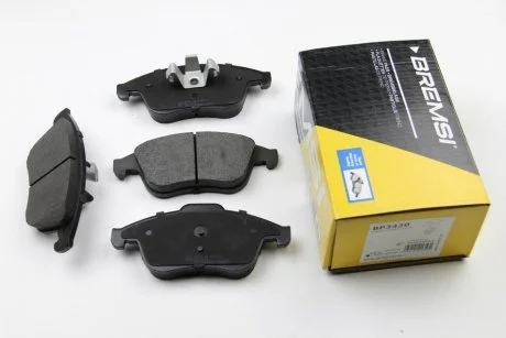 Гальмівні колодки перед. Renault Laguna 07-/Megane 12- (ATE) (155,3x63x18) BREMSI BP3430