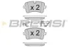 Гальмівні колодки зад. Audi A6 10- (TRW) BREMSI BP3493