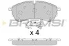 Гальмівні колодки перед. VW Crafter 2.0TDI/Man TGE 16- (163.6x67.4x20.7) BP3846