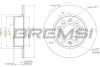 Гальмівний диск зад. Caddy III/Octavia/Golf V/VI 04- (255x10) BREMSI CD7224S (фото 1)