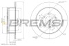 Тормозной диск зад. Lexus RX 3.0/3.5i 03- (287,8x10) BREMSI CD7545S (фото 1)