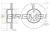 Гальмівний диск перед. BMW 1 (F20/F21)/3 (E90/F30/F80)/X1 (E84) 04- (312x24) BREMSI CD7717V (фото 1)