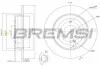 Тормозной диск зад. Accent IV/i20/RIO III/IV 10- (262x10) BREMSI CD8090S (фото 1)