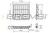 Фільтр повітряний Fiat Freemont 2.0JTD 11- FA0593