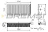 Фільтр повітряний Citroen C5/Jumpy/Fiat Scudo/Peugeot 406/Expert 1.6-2.0/1.9TD/2.0-2.2HDi 96-07 BREMSI FA0595 (фото 1)