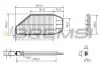 Фільтр повітряний Chevrolet Spark 1.0-1.2 10- BREMSI FA0637 (фото 1)
