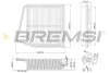 Фильтр воздушный (237x213x51) Honda Accord VIII (CU/CW) Accord IX (CR) 2.4 08- BREMSI FA1047 (фото 1)