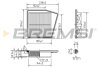 Фильтр воздушный Honda Accord 2.0 08-15 BREMSI FA1050 (фото 1)