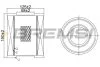Фільтр повітряний MB (W168) (бензин) BREMSI FA1071 (фото 1)