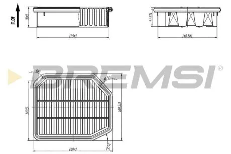 Автозапчасть BREMSI FA1089