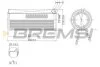 Фільтр повітряний VW Lupo/Polo 1.4/1.4TDI/1.7/1.9SDI 98-05 BREMSI FA1140 (фото 1)