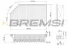Фільтр повітряний Hyundai Accent 1.4/1.6 10-/Kia Rio III 1.1-1.6 11- BREMSI FA1193 (фото 1)