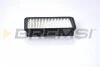 Фильтр воздушный (262x132x48) Hyundai Accent III (MC) Kia Rio II (JB) 05-12 BREMSI FA1195 (фото 1)