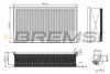 Фільтр повітряний Citroen C4/C5/Jumpy/Peugeot 3008/5008 2.0BlueHDi 13-/Opel Vivaro 19-/Fiat Scudo 22- BREMSI FA1214 (фото 1)