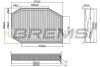 Фильтр воздушный BMW 5 (F10/F11) 523i 528i 530i 7 (F01-04) 730i 09-15 BREMSI FA1217 (фото 1)