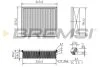 Фільтр повітряний Land Rover Range Rover 4.6 V8 94-04/Defender 2.5TD5 90-16 BREMSI FA1360 (фото 1)
