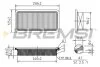 Фильтр воздушный (256x124x45.9) Hyundai Getz (TB) 1.1-1.6 02-10 BREMSI FA1364 (фото 1)