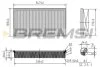 Фільтр повітряний Volvo 850/ C70/ V70 91-02 BREMSI FA1581 (фото 1)