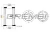 Фільтр повітряний Nissan NP300 2.5dCi 08-/Navara 2.5Di 02- BREMSI FA2346 (фото 1)