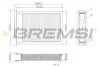 Фільтр салону Citroen C1 05-14/Peugeot 107 05-/Toyota Aygo 1.0 i/1.4 HDi 05- BREMSI FC0077 (фото 1)