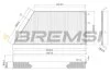 Фільтр салону Peugeot 206 98- (вугільний) BREMSI FC0088C (фото 1)