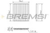 Фільтр салону Toyota Rav4 00-/Yaris 99- (195x215) BREMSI FC0089 (фото 1)
