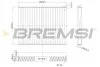 Фільтр салону Fiat Bravo 07-14/Stilo 01-08 (вугільний) BREMSI FC0091C (фото 1)