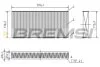 Фільтр салону Fiat Scudo/Citroen Jumpy/Peugeot Expert 1.6-2.0 HDi 07- (вугільний) BREMSI FC0403C (фото 1)